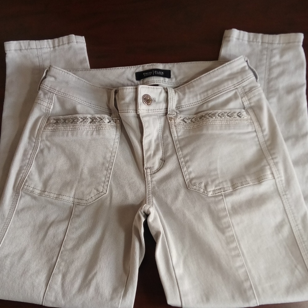White House Black Market Slim Crop Jeans - Picture 2 of 7
